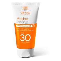 Protetor Solar Facial Darrow Actine Antioleosidade Sem Cor FPS 30 com 120g 120g