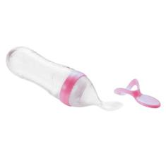 Multikids Baby Colher Dosadora Para Papinha Funny Meal Menina Rosa - Bb068 Rosa