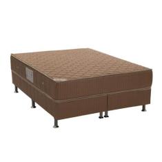 Cama Box Queen: Colchão Molas Bonnel Ortobom Hotelaria Nanolastic Orth