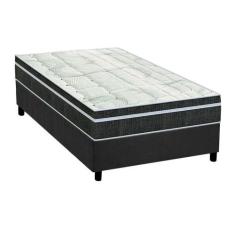 Cama Box Solteiro: Colchão Molas Orthoflex Bonnel Venezia + Base CRC S