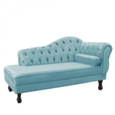 Recamier Divã Namoradeira Sofá Estofado Decorativo Consultório Sala Qu