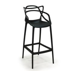 Banqueta Alta Allegra Design Cozinha-bancada - Preto - UNIVERSAL MIX