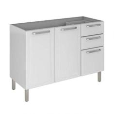 Balcão Itatiaia 3 Portas Tarsila Ig3g2-120 Branco