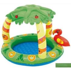 Piscina Infantil Banheira Tropical Inflável Com Para Sol Mor
