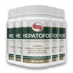 Kit 5 Hepatofor Vitafor 60 Cápsulas