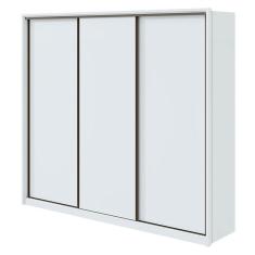 Guarda Roupa Casal Spazio 270 Branco Brilho - Lopas