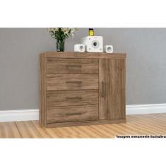 Cômoda De Quarto 1.4 Plus C/ 1 Porta E 4 Gavetas Atacama - Santos Andirá