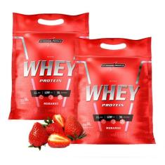 Kit 2x Nutri Whey Protein Integralmédica 900g - Integralmedica, Morang