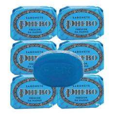 Kit 6 Sabonete Phebo Granado Frescor da Manhã Glicerina Base Vegetal e