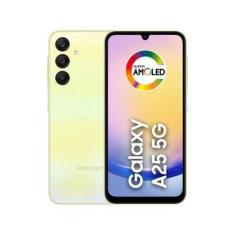 Smartphone Samsung Galaxy A25 6,5" 256GB 5G 8GB RAM Câm Tripla 50MP + Selfie 13MP Bateria 5000mAh-Unissex