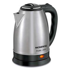 Chaleira Elétrica Mondial Pratic CE-06 com Capacidade de 2L - Inox