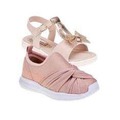 Tenis Escolar e Papete de Menina - KIT 2 PARES Tam 23 ao 34-Feminino