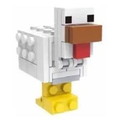 Boneco Minifigure Blocos De Montar Galinha Minecraft