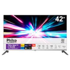 Smart TV LED 42" Philco Full HD PTV42M9GR2CMB Roku TV, HDMI, USB e Wi-Fi