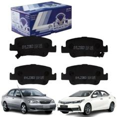 Jogo 4 Pastilha Freio Traseiro Toyota Corolla 1.8 2.0 8V 16V - SYL, PA
