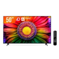 Smart TV LED 50" Ultra HD 4K LG 50UR8750PSA ThinQ AI 3 HDMI 2 USB Wi-F