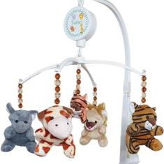 Mobile para Berço Musical Safari - Erich Baby, Marrom