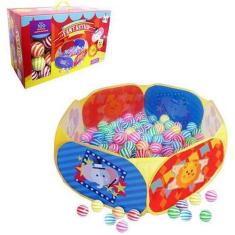 Piscina de Bolinhas Fantástico Circo 100 Bolas Coloridas - Pica Pau