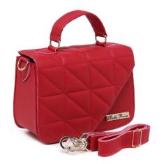 Bolsa Feminina Transversal E Lateral De Ombro Bordada Pequena Luxo - B