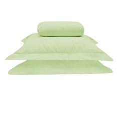 Jogo De Lençol King 3 Peças 200 Fios 100% Algodão, Verde Menta, Marina Enxovais