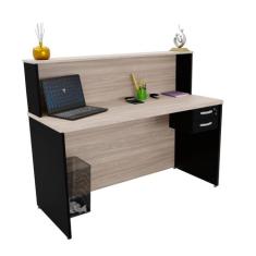 Balcão Atendimento Recepção Consultório 1200x600 C/Gaveteiro - NetMobi