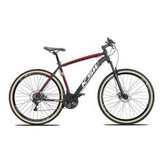 Bicicleta Aro 29 KSW 27v Freio Hidráulico k7 Trava no Guidão-Unissex