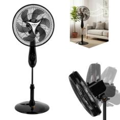 Ventilador de coluna turbo max force 75w potente 30cm 6 pás - Britânia