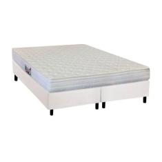 Cama Box Queen: Colchão Espuma Herval AG65 Frontier + Base CRC Courano