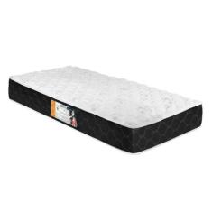 Colchão Solteiro Espuma D33 Black White Double Face 88x188x25 Castor