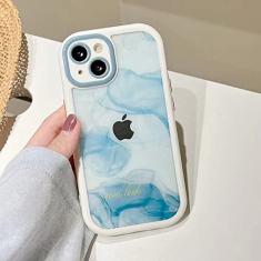 Capa de telefone de geometria de pintura a óleo em aquarela para iPhone 13 12 11 Pro Max XR XS Max Soft Shockproof Bumper Clear Back Cover, T18, para iPhone 12 Pro