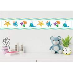 Adesivo Faixa Decorativa Kit 3 Unidades Mar 1mx15cm