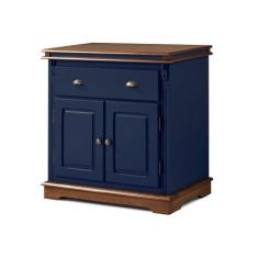 Balcao 2000 2 ptas 1 gav manchester - Linz Móveis, Azul Petróleo/Imbui