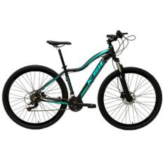 Bicicleta Feminina KSW MWZA Aro 29 Alumínio 24 Velocidades MTB Freio M