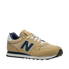 TENIS NEW BALANCE 500V2 MASCULINO INCENSE/NAVY, Calçados Masculinos, BEGE/MARINHO, 43