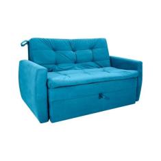 Sofá Cama2 Lugares Meg Petróleo Matrix