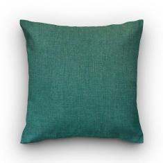 Capa de almofada VivaIN linho liso verde