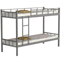 Beliche de aço reforçado solteiro com 2 colchões Mônaco