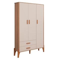 Guarda Roupa Quarto Infantil Iris com 3 Portas e 1 Gaveta