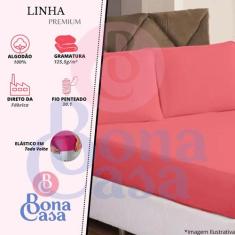 Jogo de Lençol Queen 3 Peças Com Viés e Elástico 100% Algodão - BonaCa