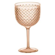 Taça De Gin Tônica Cor âmbar Em Acrílico 600 Ml