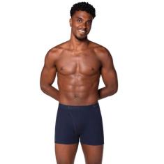 Cueca Boxer Lupo Canelada com Abertura - 660-002, Marinho, G