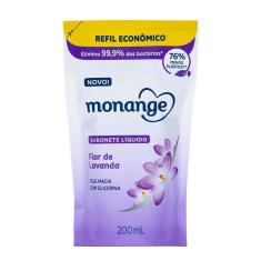 Sabonete Líquido Monange Flor De Lavanda Refil 200ml