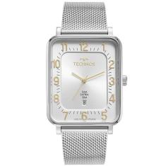 Relógio Technos Classic Slim Social Prateado Gm10Ys/1B