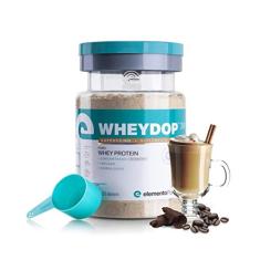Whey Protein Wheydop 3W Cappuccino 900g Concentrado/Isolado/Hidrolisado Suplmento alimentar em Pó elementoPuro