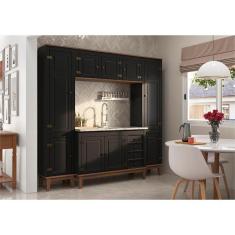 Cozinha Modulada 4 peças - Preto