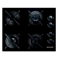 Cooktop 4 Bocas Brastemp com Grades Piatina e Acendimento Automático - BDD61AE