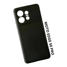 Capa Capinha Aveludada Compatível Para Moto Edge 50 Pro - DB, Preto