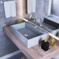 Kit Cuba RT55 Com Torneira Pratika 1060 Metal e Válvula Click 1 Polega