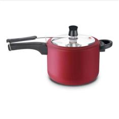 Panela de Pressão Rochedo Turbo 4,5L Vermelha - Eficiente