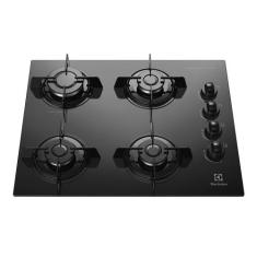 Cooktop a Gás Electrolux 4 Bocas Preto com Acendimento Automático KE4G